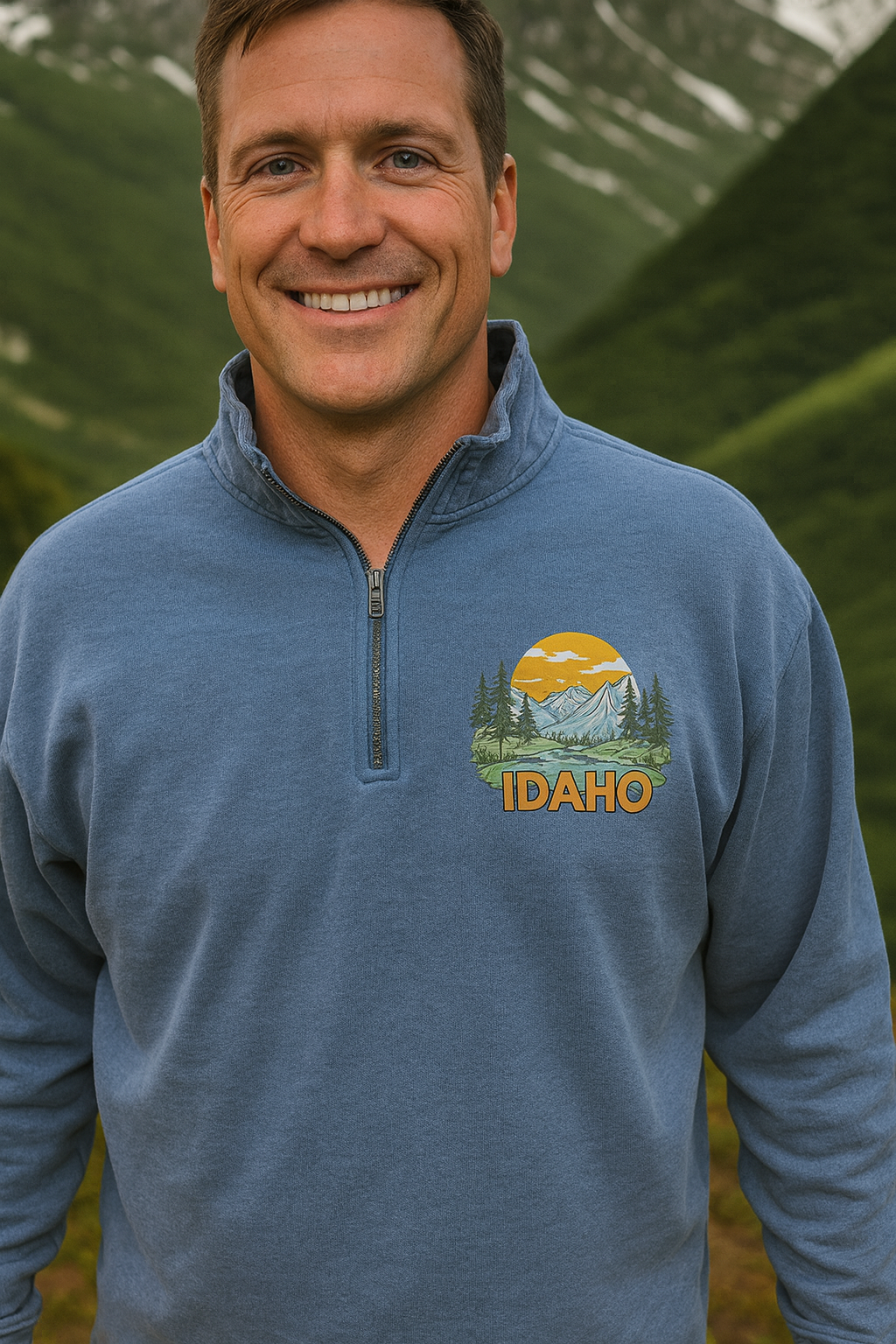 Quarter Zip Sweater Alpine Style