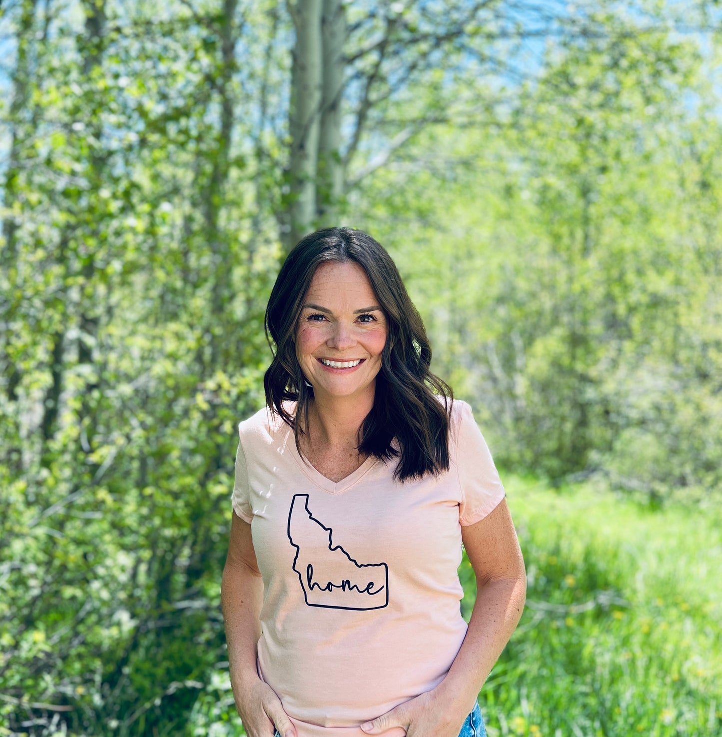 Idahome Ultra Soft V Neck T Shirt
