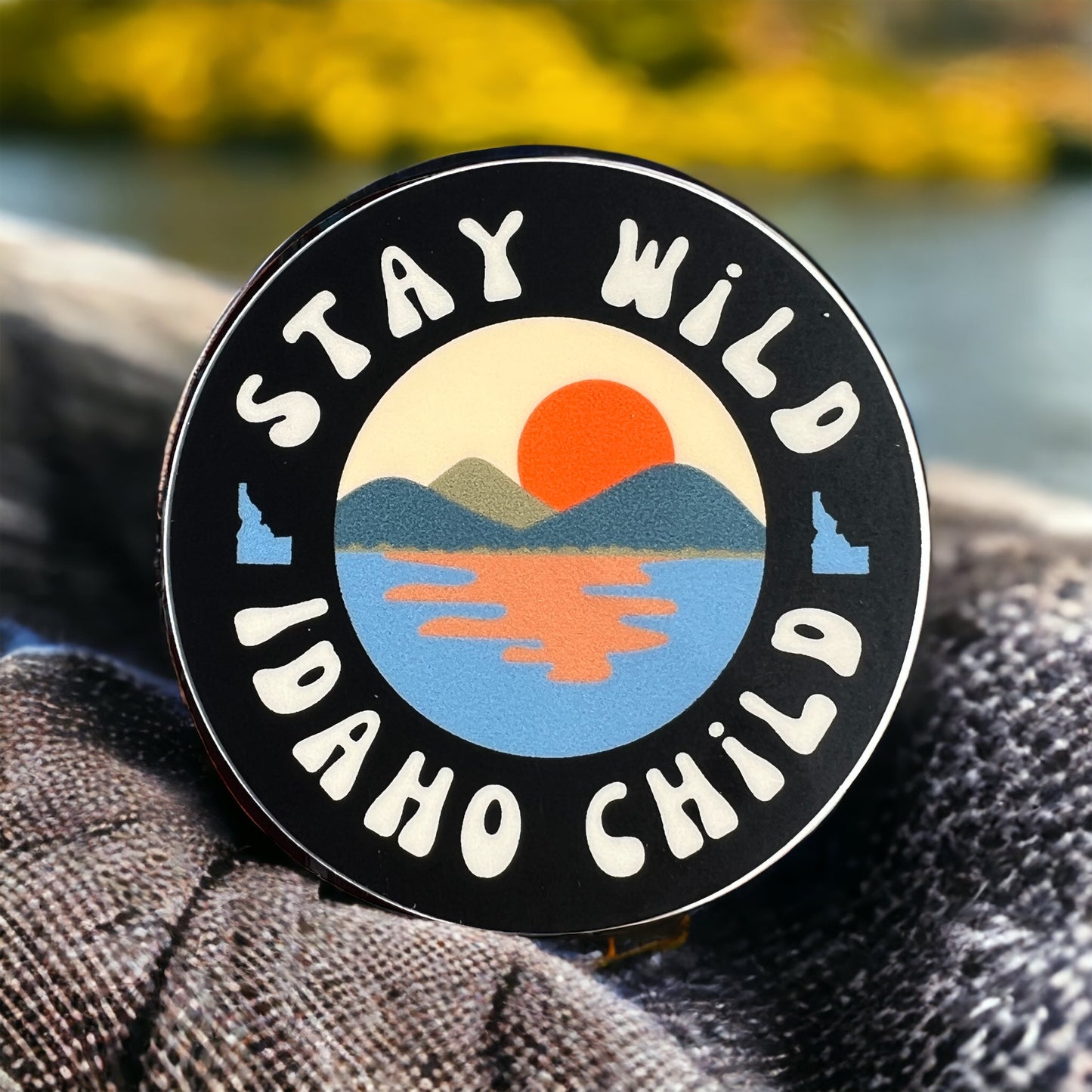 Stay Wild Idaho Child Sticker