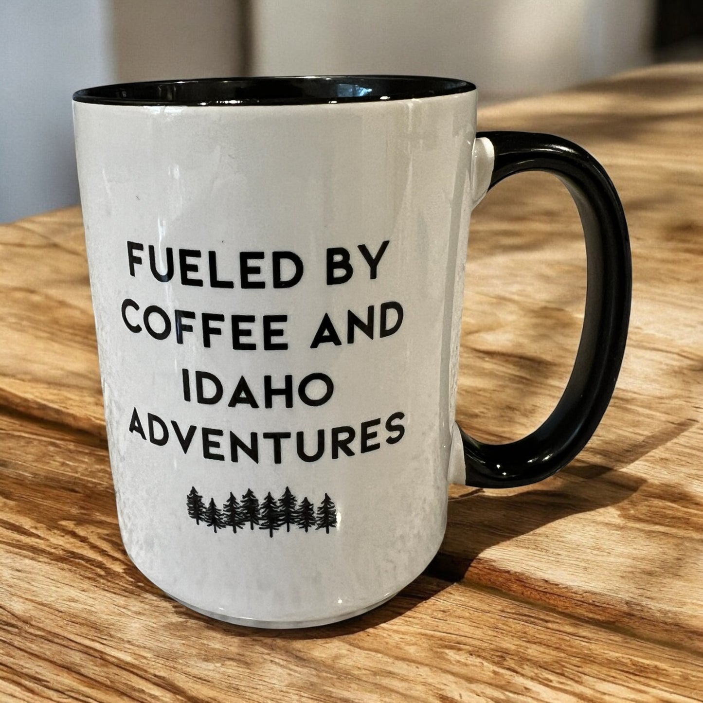 Fueled by Coffee and Idaho Adventures Mug