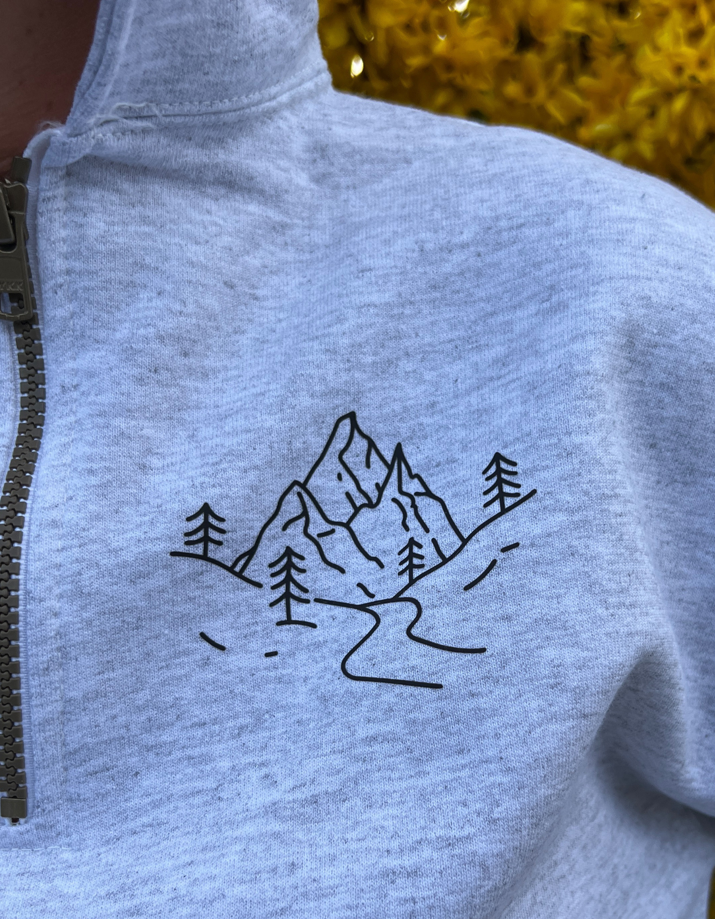 Quarter Zip Sweater Idaho Adventure