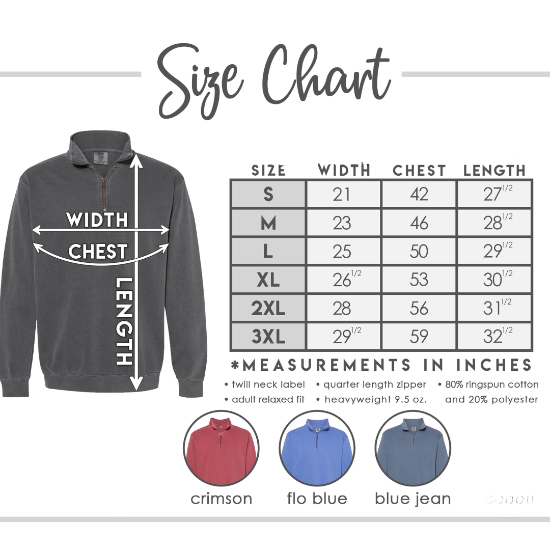 Quarter Zip Sweater Heart Idaho