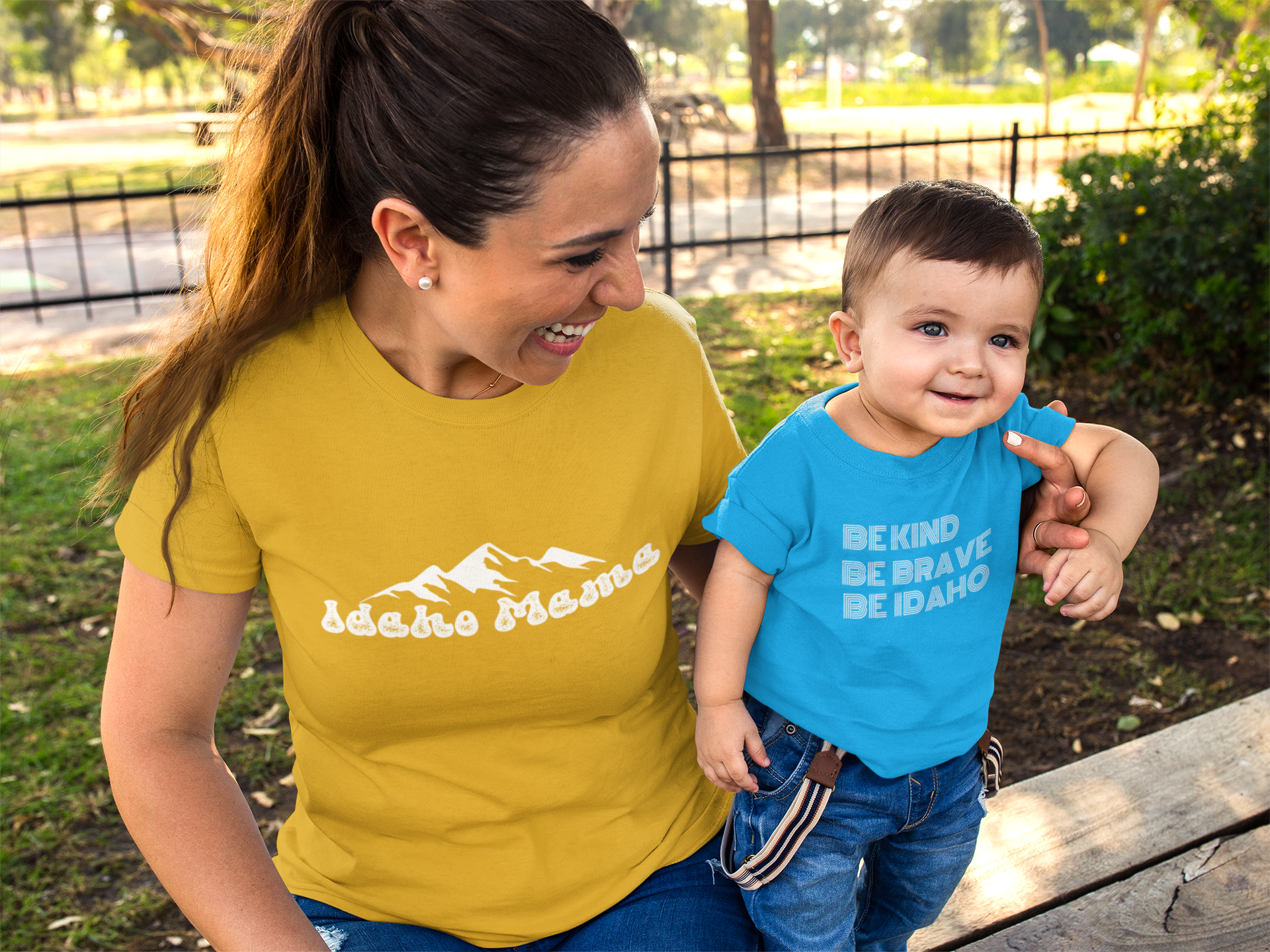 This Idaho Mama T shirt is a must for any Idaho mom, the new mom, the grandma, it's a shirt that fits all women. It comes in multiple colors. This Idaho T shirt has Idaho Mama written on the front with Idaho mountains above it. It can be dressed up or dressed down.