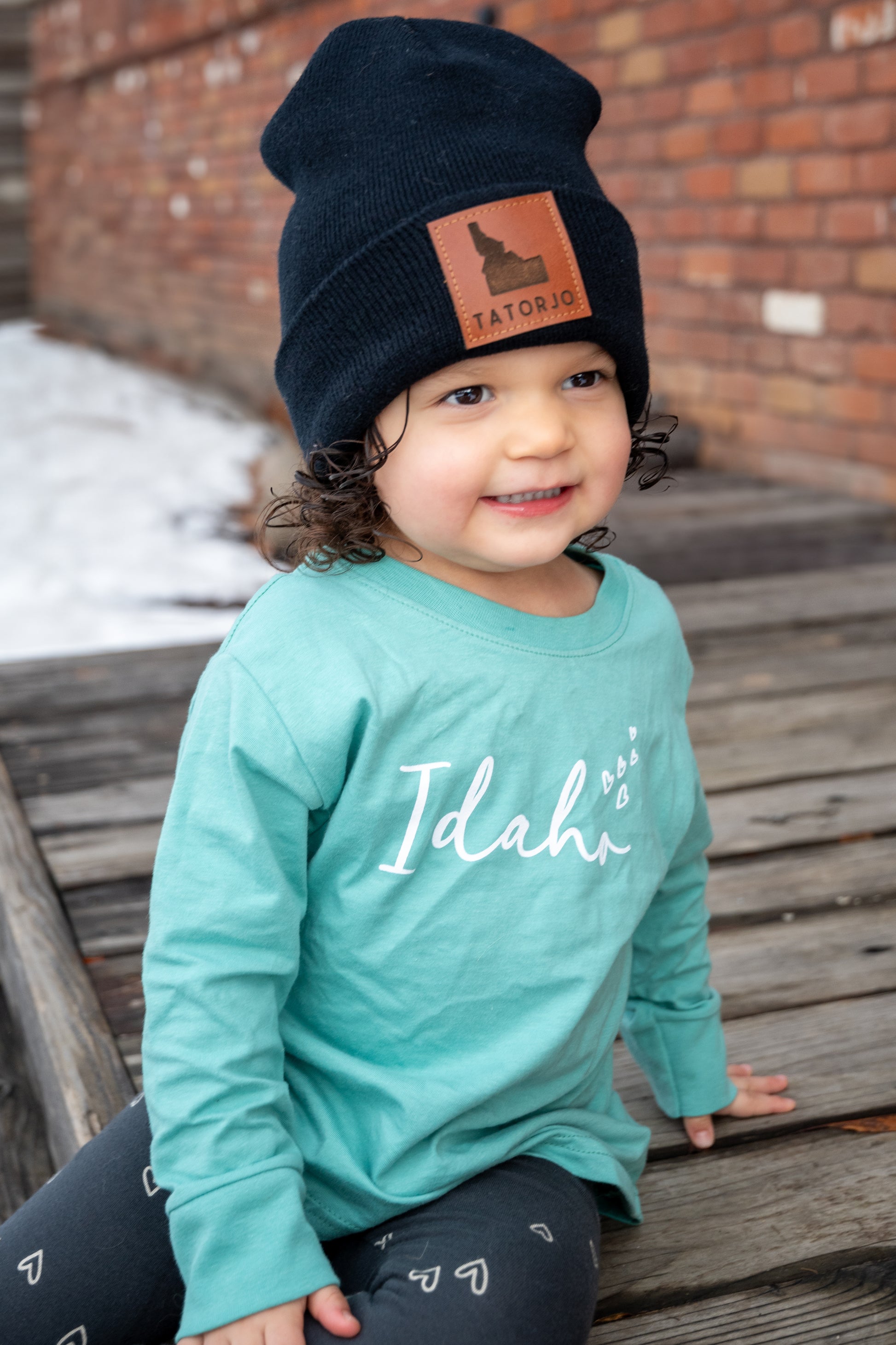 Idaho apparel. Idaho kids apparel. Idaho sweater. Idaho beanie. Idaho goods. Made in Idaho.