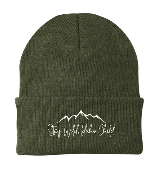 Stay Wild Idaho Child Beanie