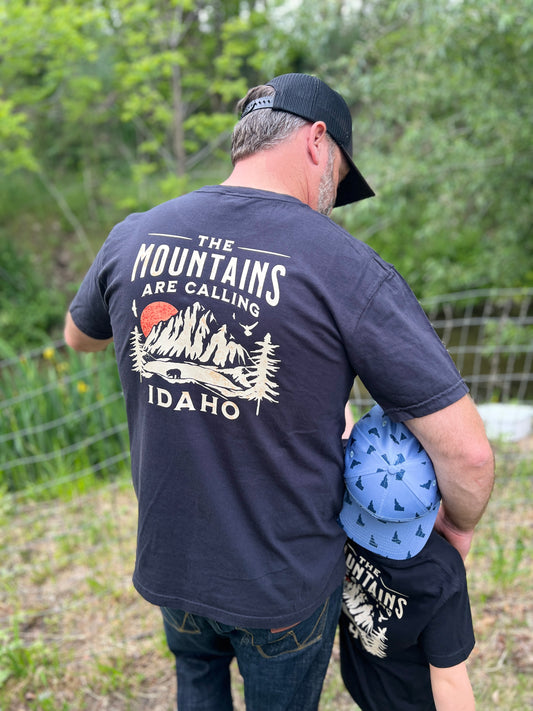 The Mountains are Calling Idaho Tshirt