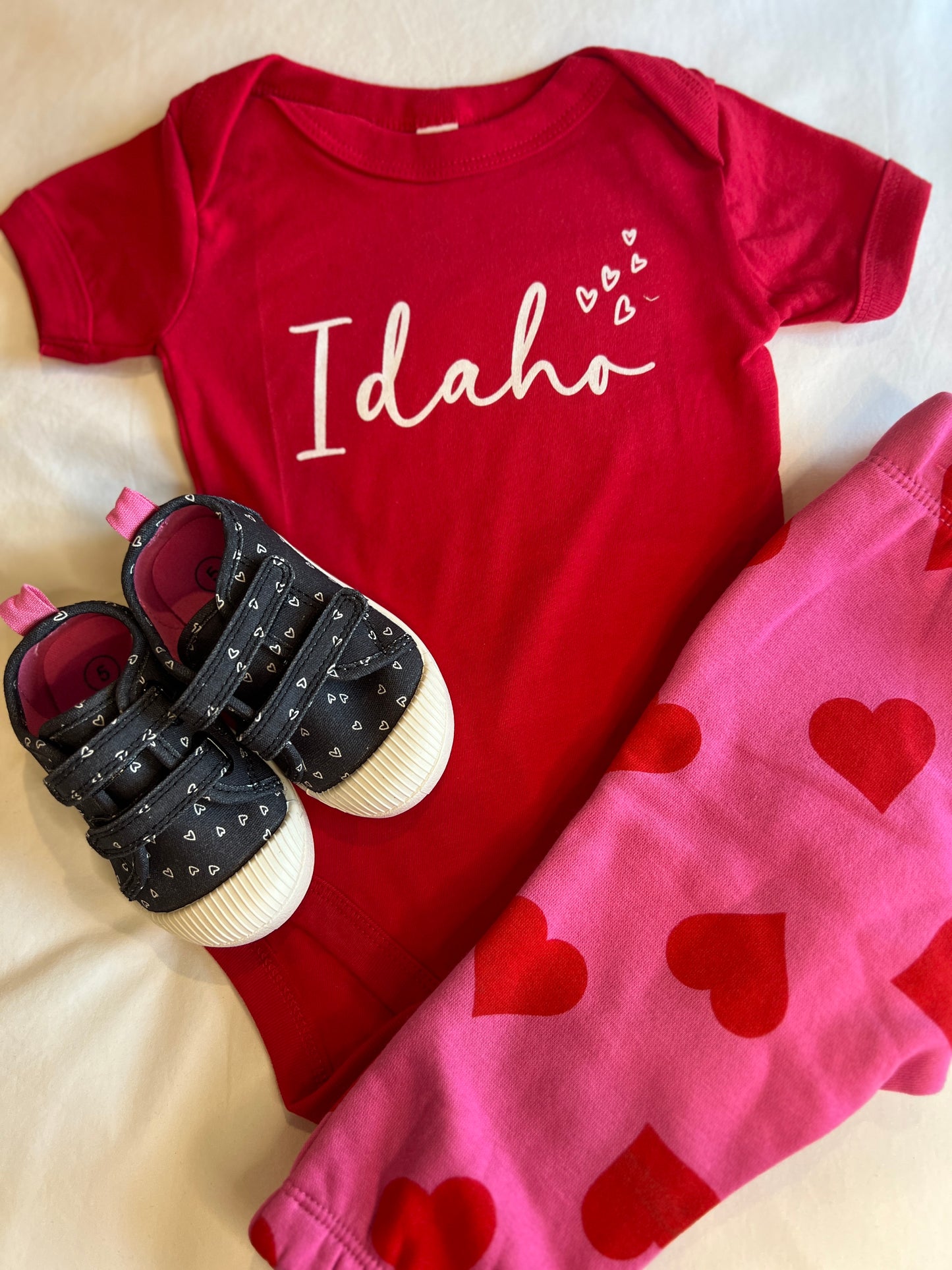 Idaho Love Red Onesie