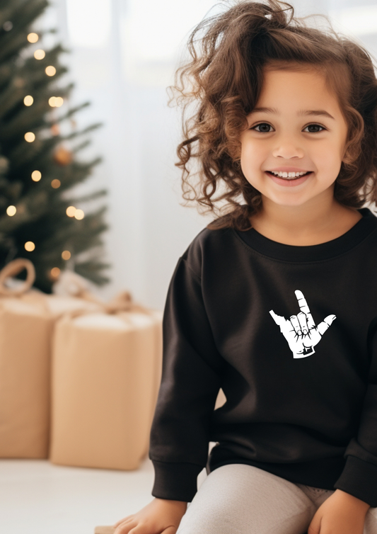 I Love Idaho Toddler Crewneck