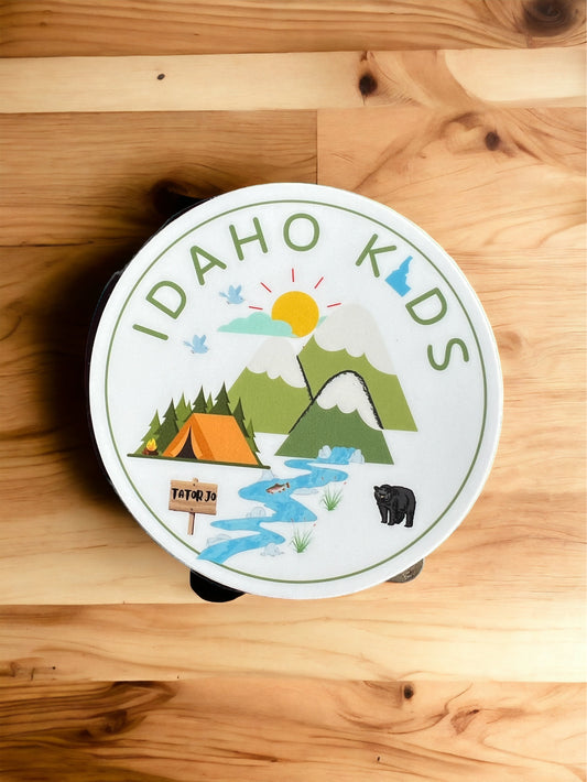 Mountain Adventure Idaho Kids Sticker