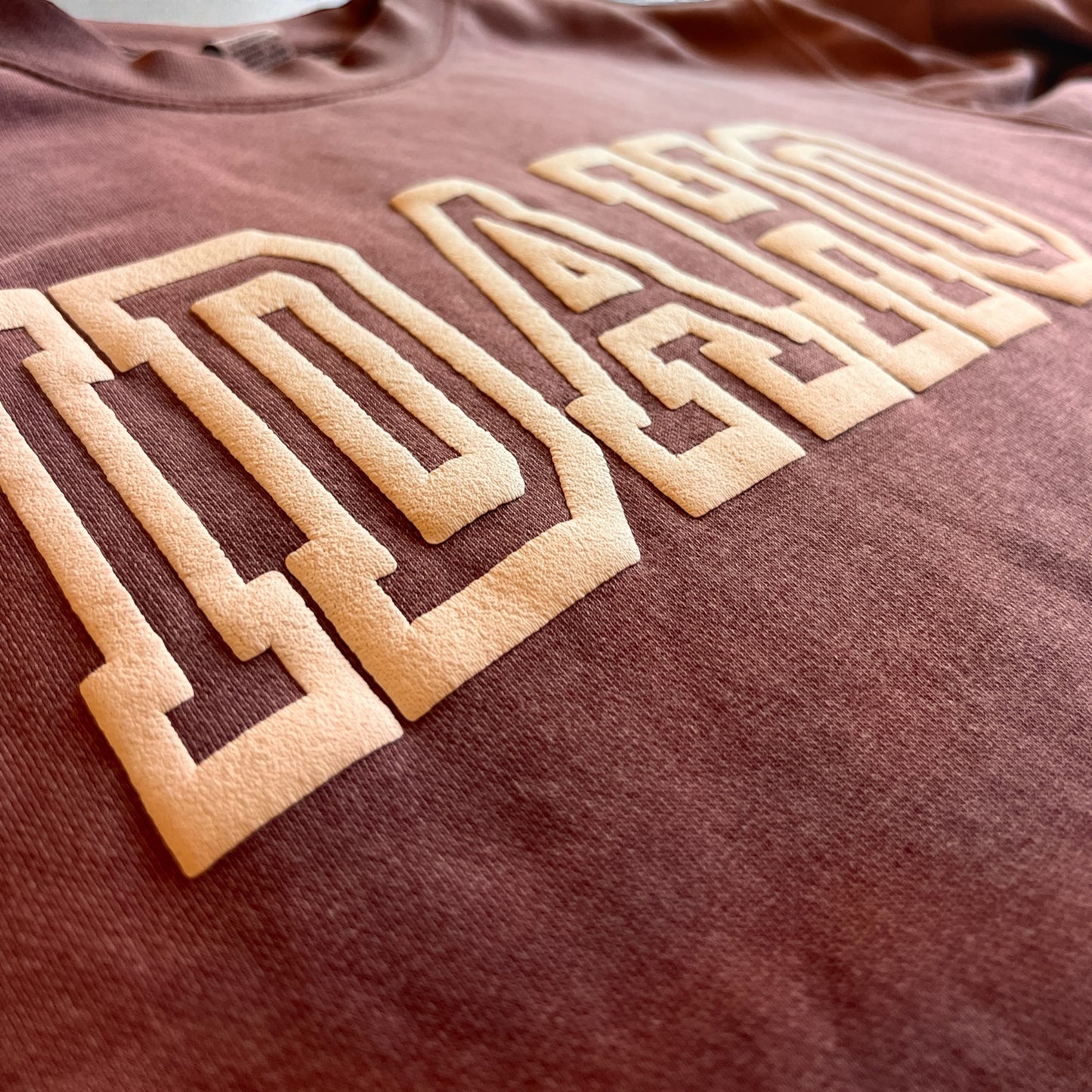 Puff Print Adult Crewnecks